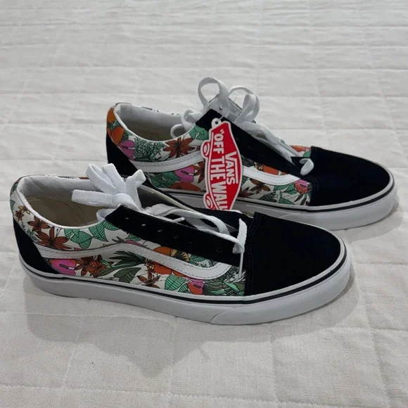 Vans Old Skool Tropical Print Shoes - Picture 1 of 12